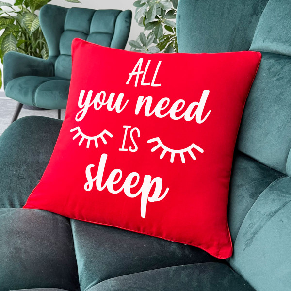 Dekoratyvinė pagalvėlė "All you need is sleep" Dekoratyvinė pagalvėlė "All you need is sleep"