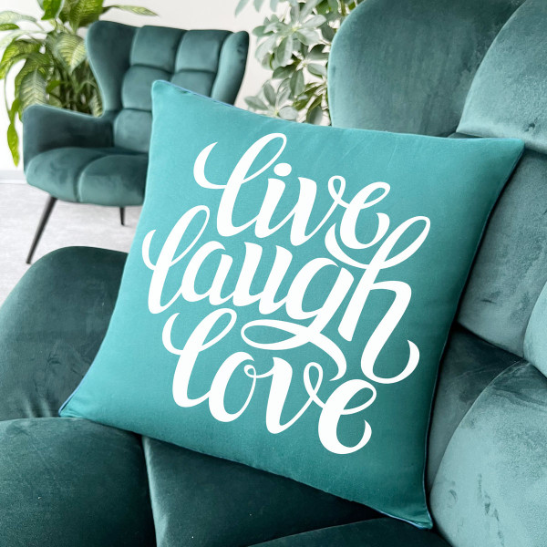 Dekoratyvinė pagalvėlė "Live, Laugh, Love" Dekoratyvinė pagalvėlė "Live, Laugh, Love"