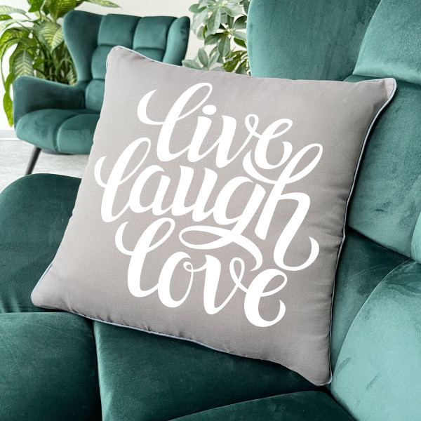 Dekoratyvinė pagalvėlė "Live, Laugh, Love" Dekoratyvinė pagalvėlė "Live, Laugh, Love"