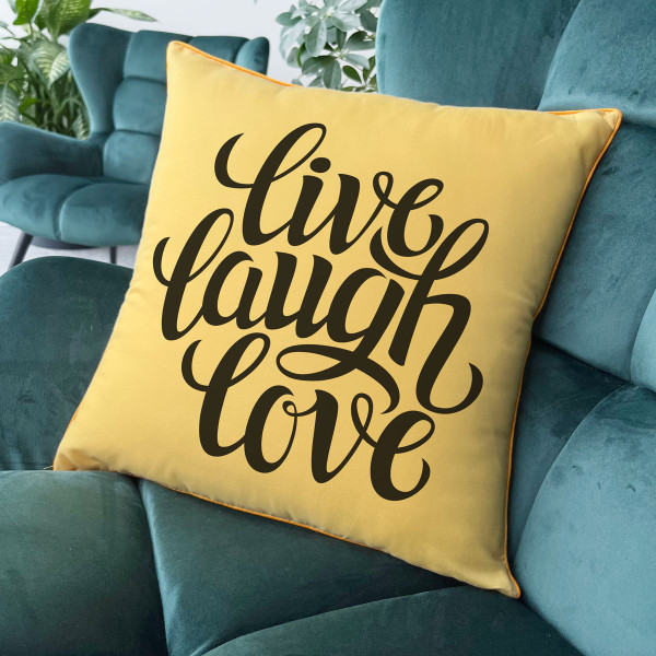 Dekoratyvinė pagalvėlė "Live, Laugh, Love" Dekoratyvinė pagalvėlė "Live, Laugh, Love"