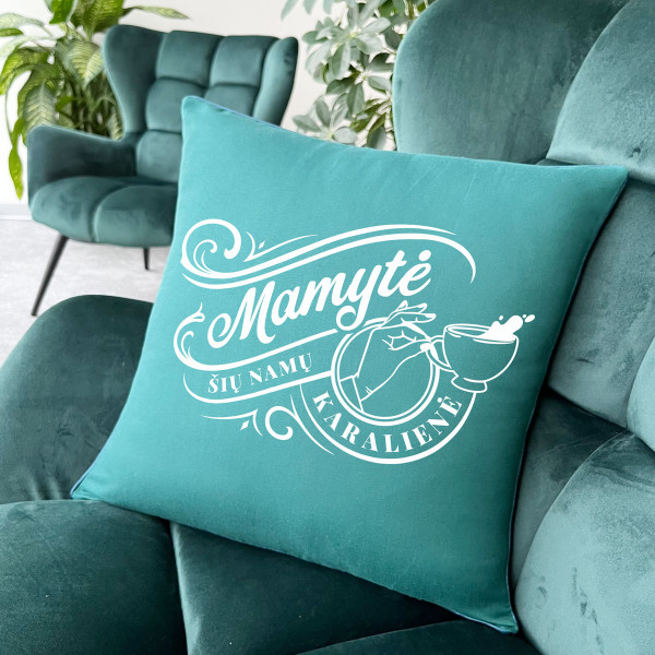 Dekoratyvinė pagalvėlė "Mamytė - namų karalienė" Dekoratyvinė pagalvėlė "Mamytė - namų karalienė"