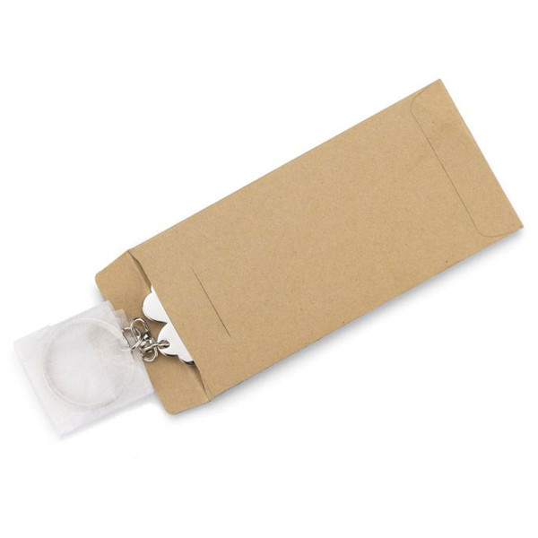 Dobilo formos raktų pakabukas su išgraviruotu užrašu "Sėkmės"