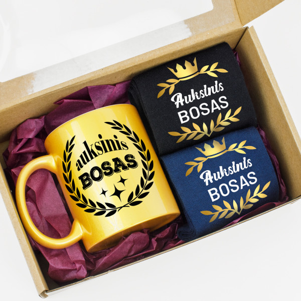 Dovanų rinkinys „Auksinis Bosas“ Dovanų rinkinys „Auksinis Bosas“