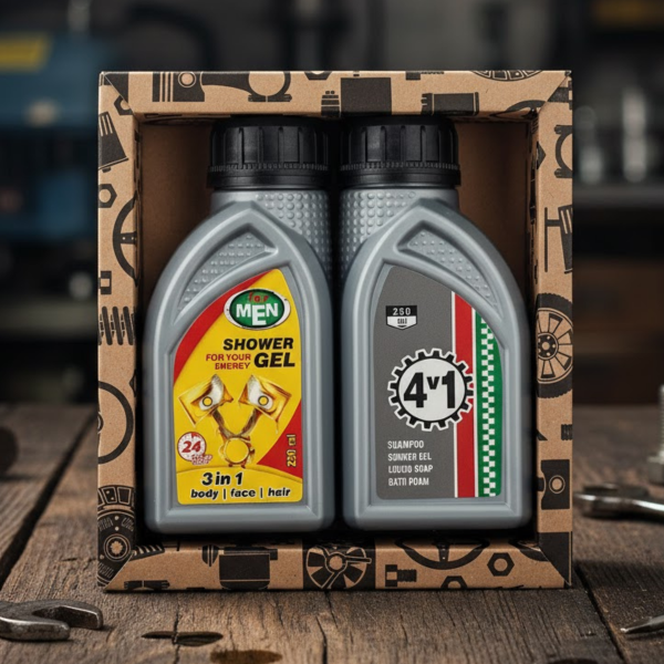 Dovanų rinkinys - dušo želė 2x250ml "Shower Gel + 4in1"