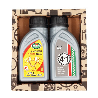 Dovanų rinkinys - dušo želė 2x250ml "Shower Gel + 4in1"