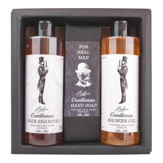 Dovanų rinkinys "Gentleman" (dušo želė 250ml + muilas 145g + šampūnas 250ml)