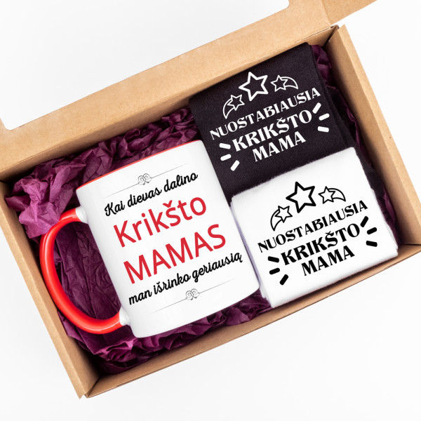 Dovanų rinkinys "Geriausia krikšto mama" Dovanų rinkinys "Geriausia krikšto mama"