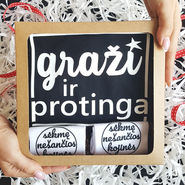 Dovanų rinkinys "Graži ir protinga"