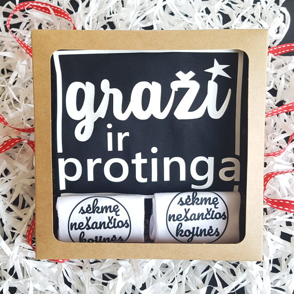 Dovanų rinkinys "Graži ir protinga"
