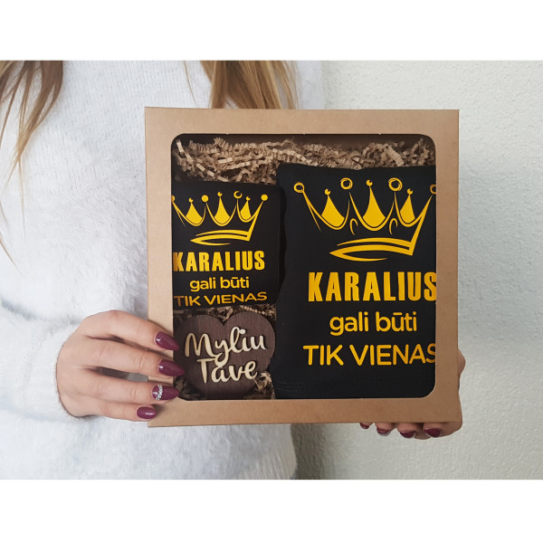 Dovanų rinkinys "Karalius gali būti tik vienas" Dovanų rinkinys "Karalius gali būti tik vienas"