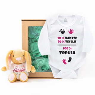 Dovanų rinkinys kūdikiui "100% tobula"