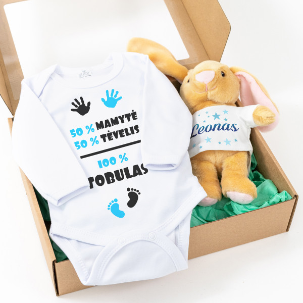 Dovanų rinkinys kūdikiui "100% tobulas" Dovanų rinkinys kūdikiui "100% tobulas"