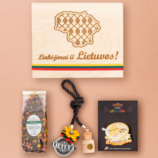 Dovanų rinkinys "Linkėjimai iš Lietuvos"