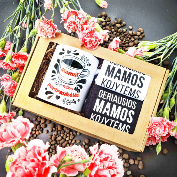 Dovanų rinkinys „Mamai reikia pertraukėlės“ Dovanų rinkinys „Mamai reikia pertraukėlės“