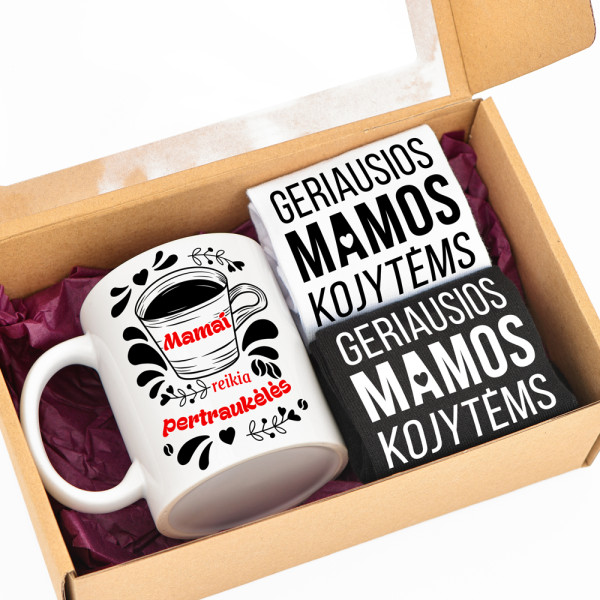 Dovanų rinkinys „Mamai reikia pertraukėlės“ Dovanų rinkinys „Mamai reikia pertraukėlės“