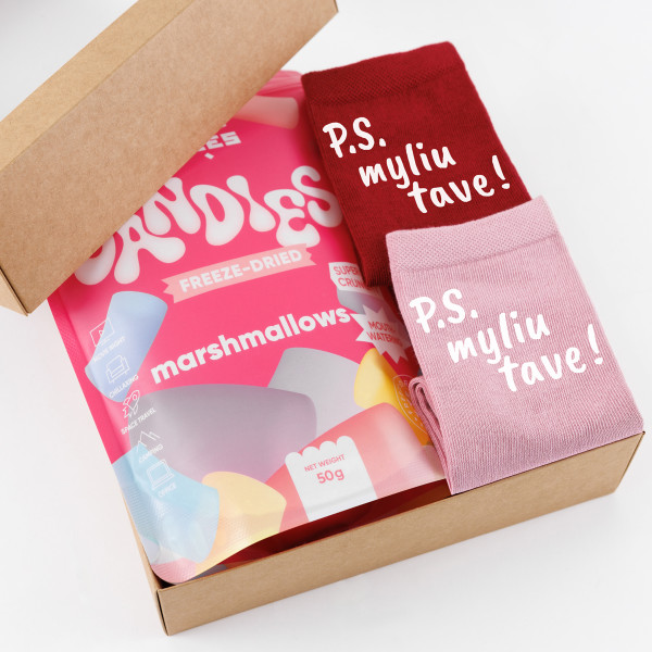 Dovanų rinkinys moterims "P.S. myliu tave!" Dovanų rinkinys moterims "P.S. myliu tave!"
