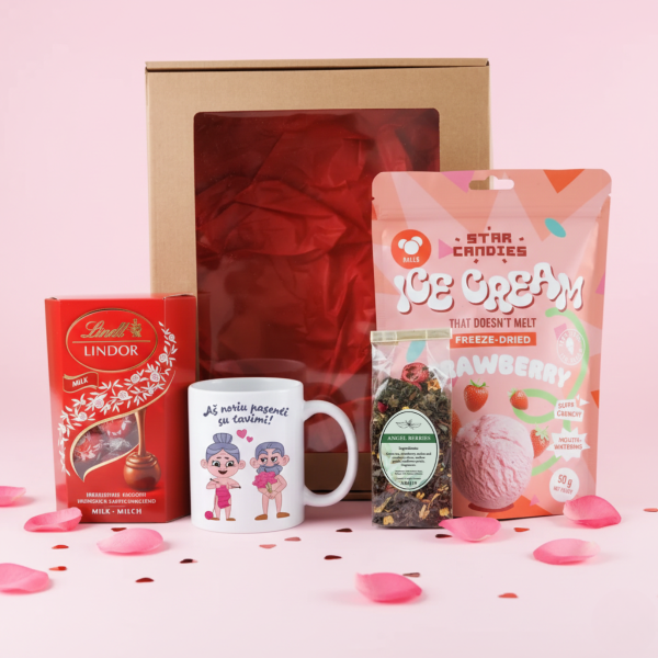 Dovanų rinkinys "Pasenti tik su tavimi"