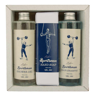 Dovanų rinkinys "Sportsman" (dušo želė 250ml + muilas 145g + šampūnas 250ml)
