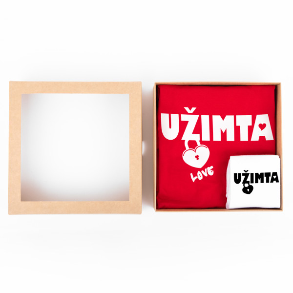 Dovanų rinkinys "Užimta" Dovanų rinkinys "Užimta"