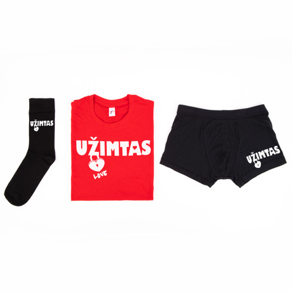 Dovanų rinkinys "Užimtas" Dovanų rinkinys "Užimtas"