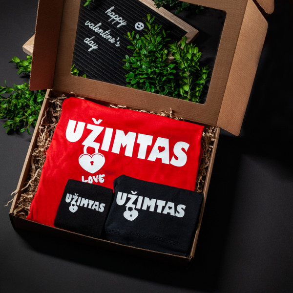 Dovanų rinkinys "Užimtas" Dovanų rinkinys "Užimtas"