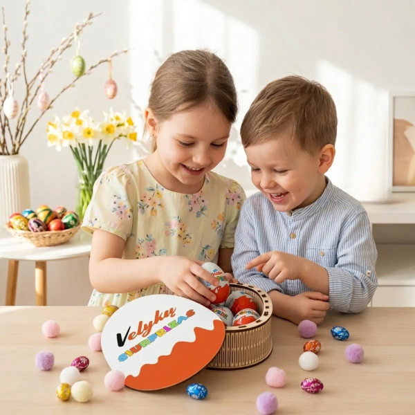 Dovanų rinkinys "Velykų siurprizas" su 8 kiaušiniais