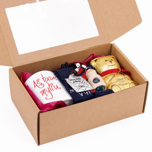 Dovanų rinkinys vyrams "Aš tave myliu"