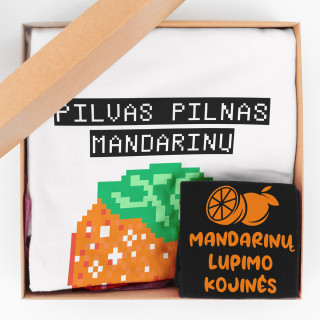 Dovanų rinkinys vyrams "Pilvas pilnas mandarinų"