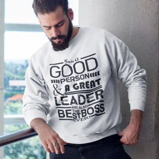 Džemperis "A Great Leader" (be kapišono)