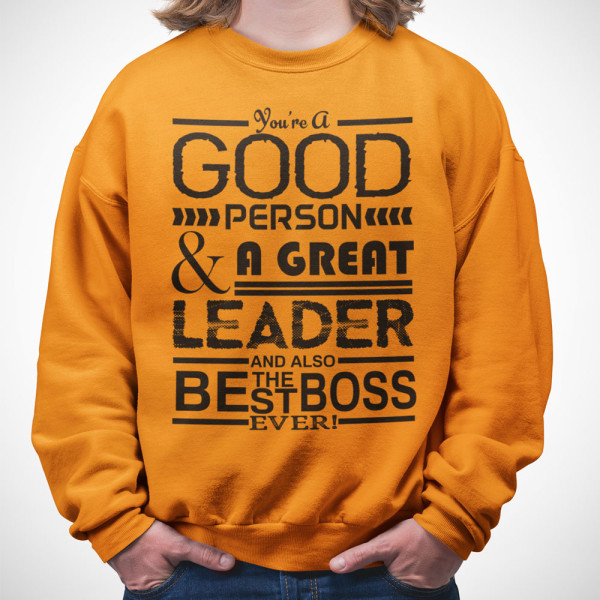 Džemperis "A Great Leader" (be kapišono)