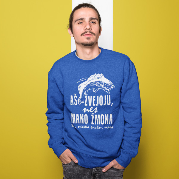 Džemperis "Aš žvejoju" (be kapišono)