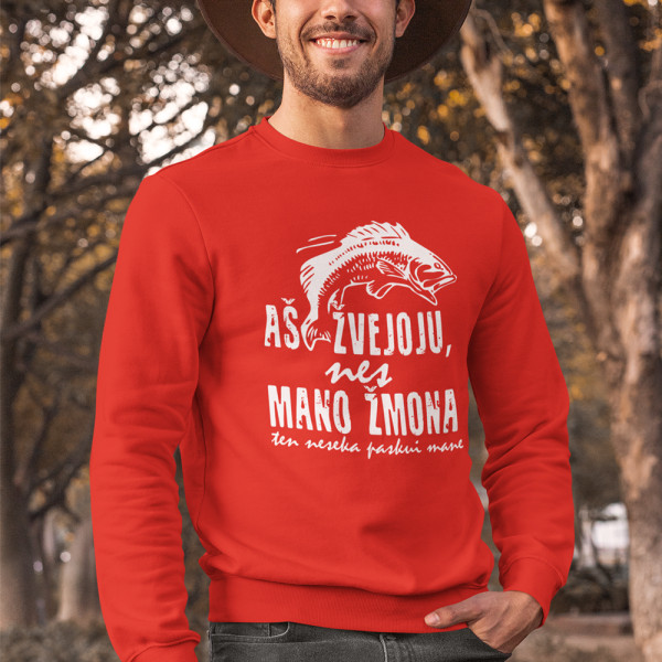 Džemperis "Aš žvejoju" (be kapišono)