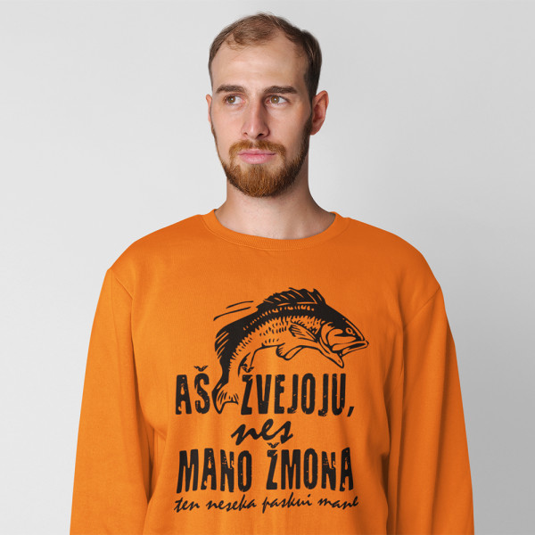 Džemperis "Aš žvejoju" (be kapišono)
