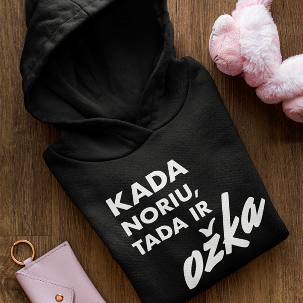 Džemperis "Kada noriu, tada ir OŽKA"