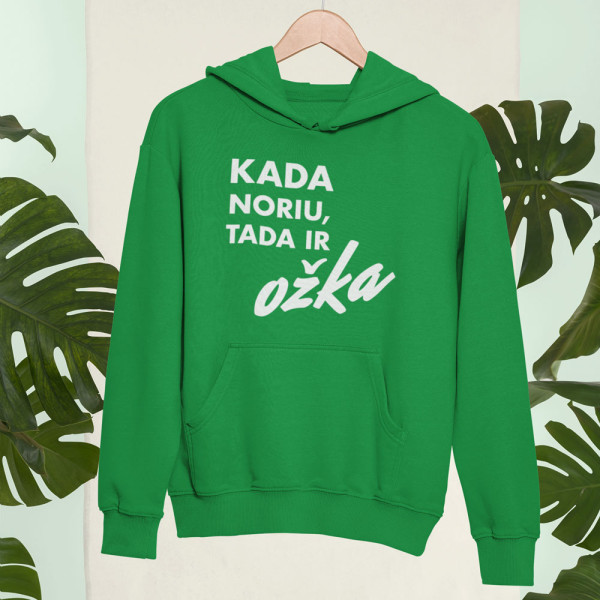 Džemperis "Kada noriu, tada ir OŽKA"