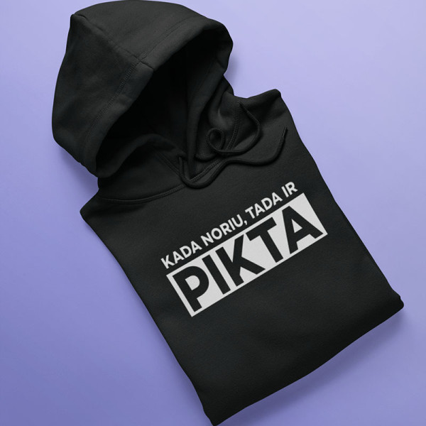 Džemperis "Kada noriu, tada ir pikta" Džemperis "Kada noriu, tada ir pikta"