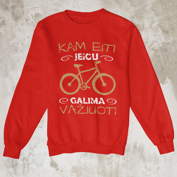 Džemperis "Kam eiti, jei galima važiuoti" (be kapišono)