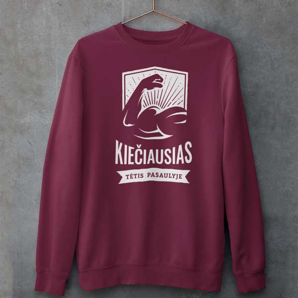 Džemperis "Kiečiausias tėtis pasaulyje" (be kapišono)