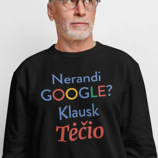 Džemperis "Klausk tėčio" (be kapišono)