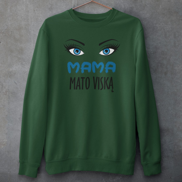 Džemperis "Mama mato viską" (be kapišono) Džemperis "Mama mato viską" (be kapišono)