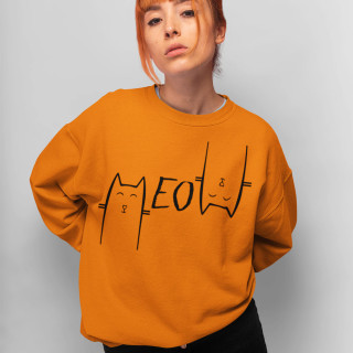 Džemperis "MEOW" (be kapišono)