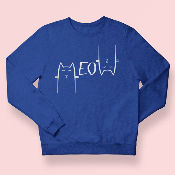 Džemperis "MEOW" (be kapišono)