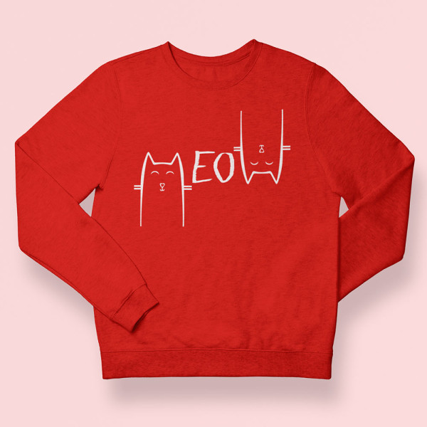 Džemperis "MEOW" (be kapišono)