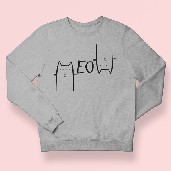 Džemperis "MEOW" (be kapišono)