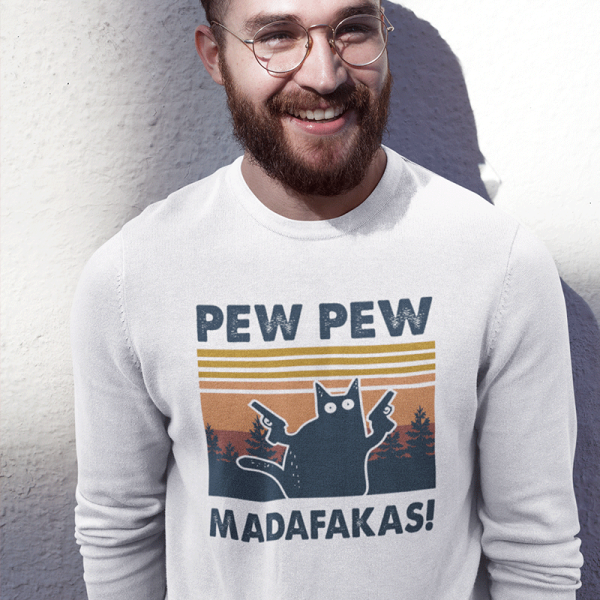 Džemperis "Pew Pew Madafakas" (be kapišono)