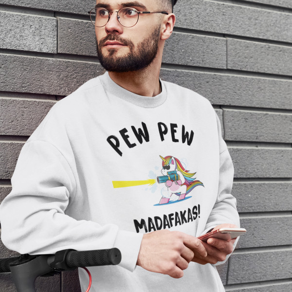 Džemperis "Pew Pew Vienaragis" (be kapišono)