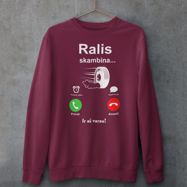 Džemperis "Ralis skambina" (be kapišono)