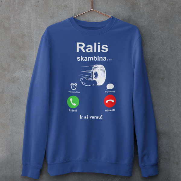 Džemperis "Ralis skambina" (be kapišono)