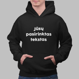 Džemperis su Jūsų pasirinktu užrašu