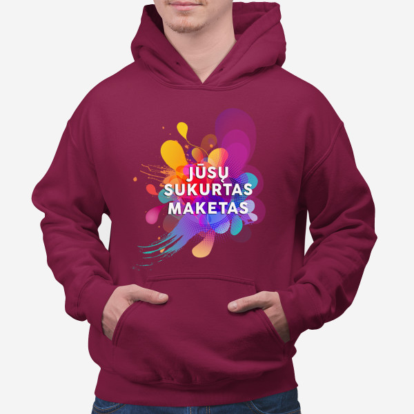 Džemperis su Jūsų sukurtu dizainu (su kapišonu) Džemperis su Jūsų sukurtu dizainu (su kapišonu)